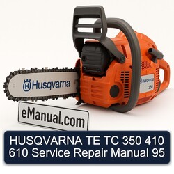 Husqvarna TE Models TC 350 410 610 95 Service Repair Workshop Manual PDF