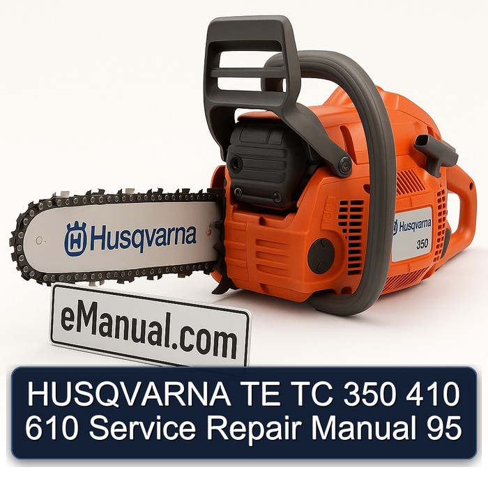 Husqvarna TE Models TC 350 410 610 95 Service Repair Workshop Manual PDF