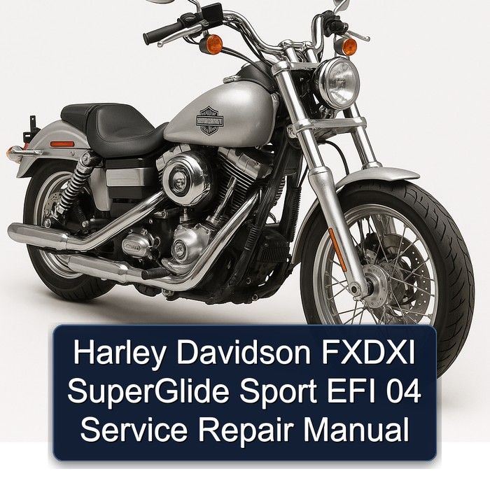 Harley Davidson Servi Car Fxdxi Superglide Sport EFI 04 Service Repair Workshop Manual PDF
