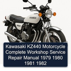 1979-1982 Kawasaki KZ Series KZ440 Motorcycle Service Repair Workshop Manual PDF