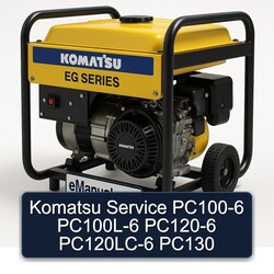 Komatsu PC100-6 Pc100l-6 PC120-6 Pc120lc-6 PC130 Service Repair Workshop Manual PDF
