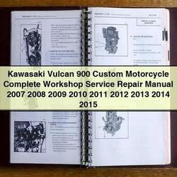2007-2015 Kawasaki Vulcan 900 Custom Motorcycle Service Repair Workshop Manual PDF