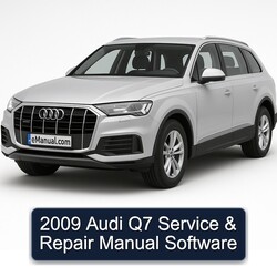 2009 Audi Q7 Software Service Repair Workshop Manual PDF