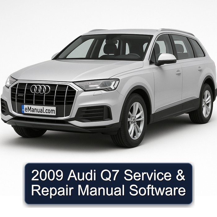 2009 Audi Q7 Software Service Repair Workshop Manual PDF