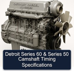 Detroit Diesel 60 Series 50 Camshaft Timing Service Repair Workshop Manual PDF