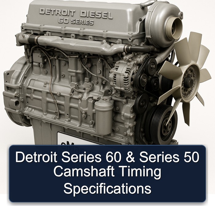 Detroit Diesel 60 Series 50 Camshaft Timing Service Repair Workshop Manual PDF