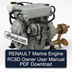 Renault Marine Engine RC8D Owner User Service Repair Workshop Manual PDF
