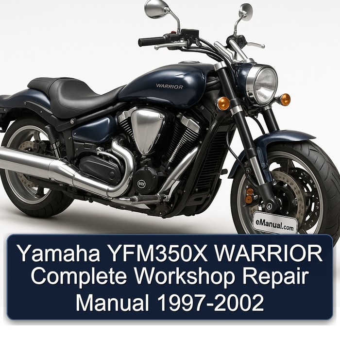 1997-2002 Yamaha Warrior YFM350X Service Repair Workshop Manual PDF