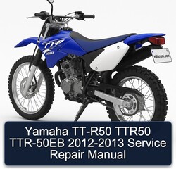 Yamaha TT-R50 TTR50 TTR-50EB 2012-2013 Manual de servicio y reparación 