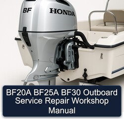 BF20A BF25A BF30 Outboard Service Repair Workshop Manual PDF
