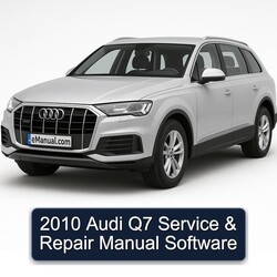 2010 Audi Q7 Software Service Repair Workshop Manual PDF