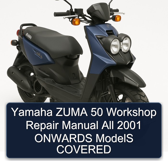 2001 Yamaha Zuma 50 All Onwards Models Covered Service Repair Workshop Manual PDF