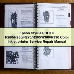 Epson Stylus Photo R260/r265/r270/r360/r380/r390 Color Inkjet Printer Service Repair Workshop Manual PDF
