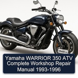 1993-1996 Yamaha Warrior 350 ATV Service Repair Workshop Manual PDF