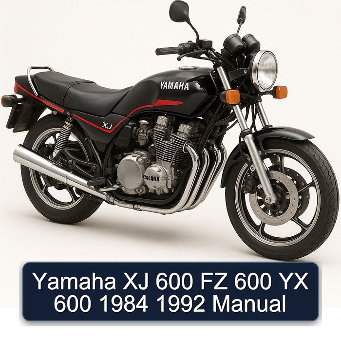 1984-1992 Yamaha XJ Models 600 FZ YX Service Repair Workshop Manual PDF