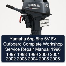 1996-2006 Yamaha 6HP 8HP 6V 8V Outboard Service Repair Workshop Manual PDF