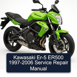 1997-2006 Kawasaki ER Models ER-5 ER500 Service Repair Workshop Manual PDF