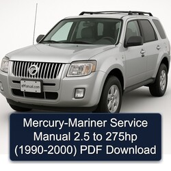 1990-2000 Mercury Mariner 2.5 275HP ( - ) Service Repair Workshop Manual PDF