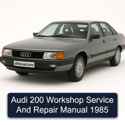 1985 Audi 200 Service Repair Workshop Manual PDF