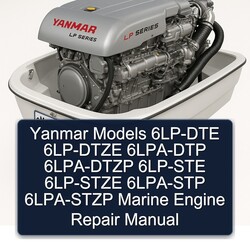 Yanmar Models 6LP-DTE 6LP-DTZE 6LPA-DTP 6LPA-DTZP 6LP-STE 6LP-STZE 6LPA-STP 6LPA-STZP Marine Engine Service Repair Workshop Manual PDF