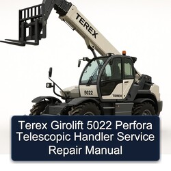 Terex Girolift 5022 Perfora Telescopic Handler Service Repair Workshop Manual PDF