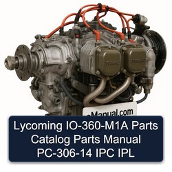 Lycoming O 360 Series Io-360-m1a Parts Pc-306-14 IPC IPL Catalog PDF