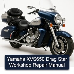 Yamaha XVS Models XVS650 Drag Star Service Repair Workshop Manual PDF