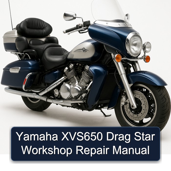 Yamaha XVS Models XVS650 Drag Star Service Repair Workshop Manual PDF