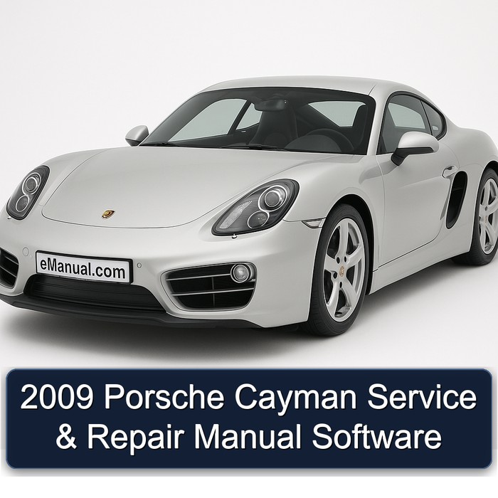 2009 Porsche Cayman Software Service Repair Workshop Manual PDF