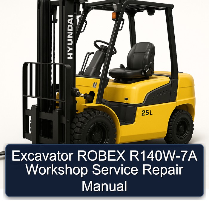 Excavator Robex R140W-7A Service Repair Workshop Manual PDF