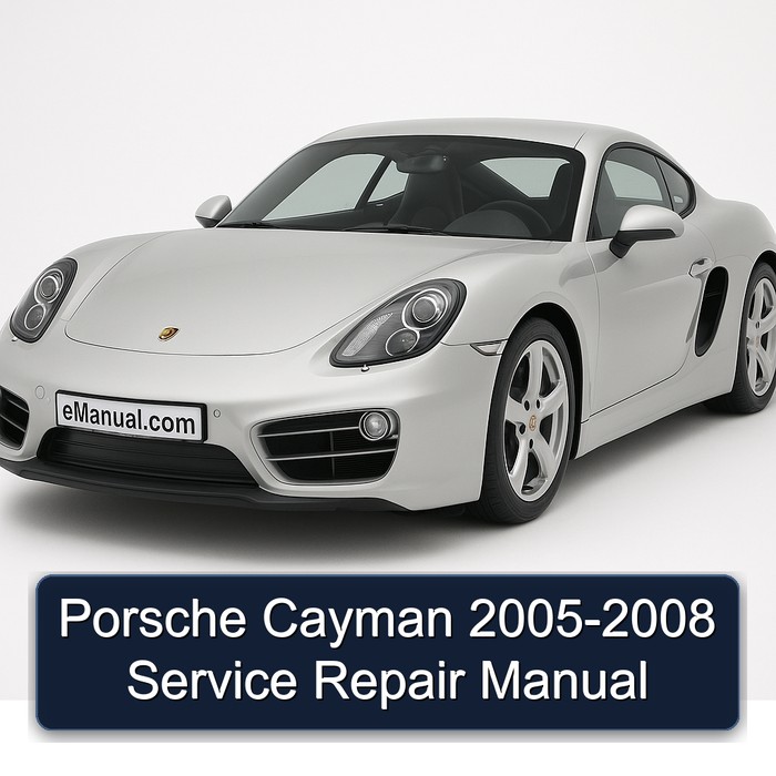 2005-2008 Porsche Cayman Service Repair Workshop Manual PDF