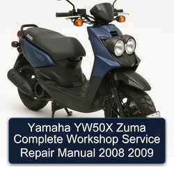 2008-2009 Yamaha Zuma YW50X Service Repair Workshop Manual PDF