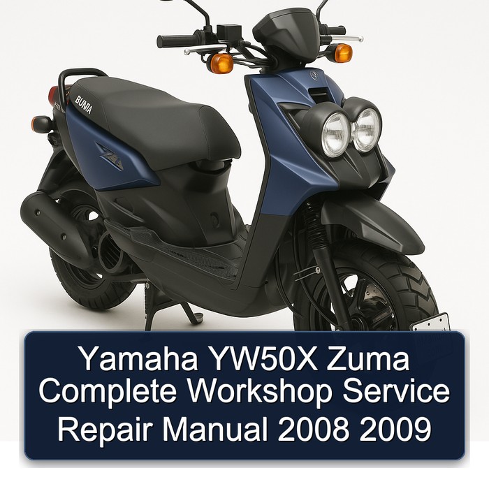 2008-2009 Yamaha Zuma YW50X Service Repair Workshop Manual PDF