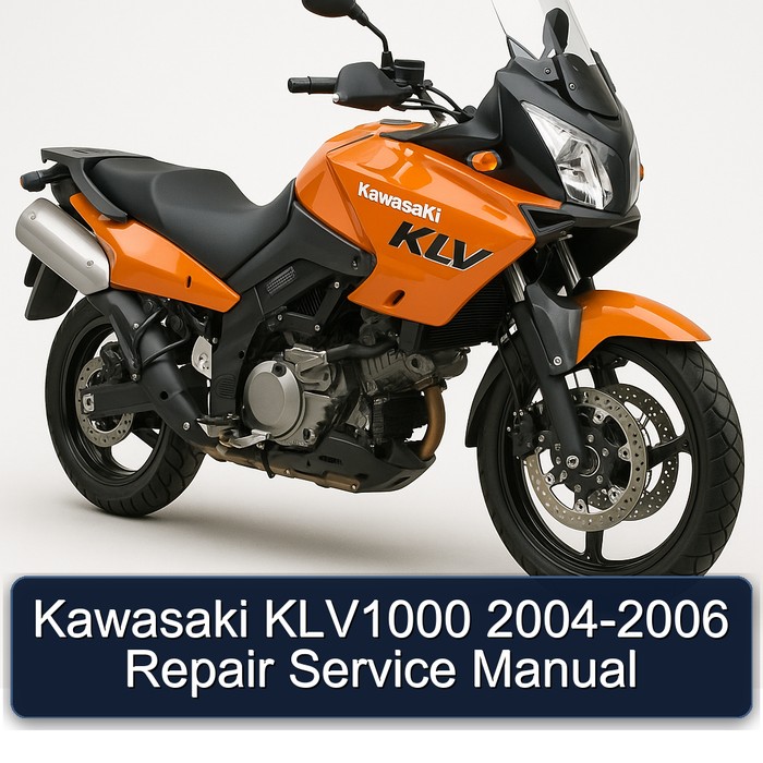 2004-2006 Kawasaki KLV Models KLV1000 Service Repair Workshop Manual PDF