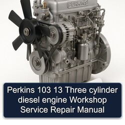 Perkins 103 13 Three Cylinder Diesel Engine Service Repair Workshop Manual PDF