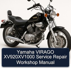 Yamaha Virago Xv920xv1000 Service Repair Workshop Manual PDF