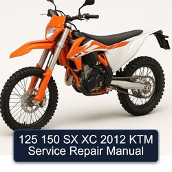 125 150 SX XC 2012 KTM Service Repair Manual 