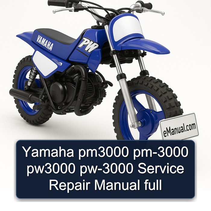 Yamaha PW Models PM3000 PM-3000 PW3000 PW-3000 Service Repair Workshop Manual PDF