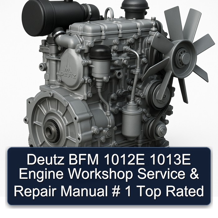 Deutz F Series BFM 1012E 1013E Engine Top Rated Service Repair Workshop Manual PDF