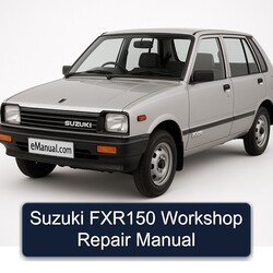 Suzuki FXR Models FXR150 Service Repair Workshop Manual PDF