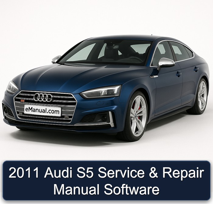 2011 Audi S5 Software Service Repair Workshop Manual PDF