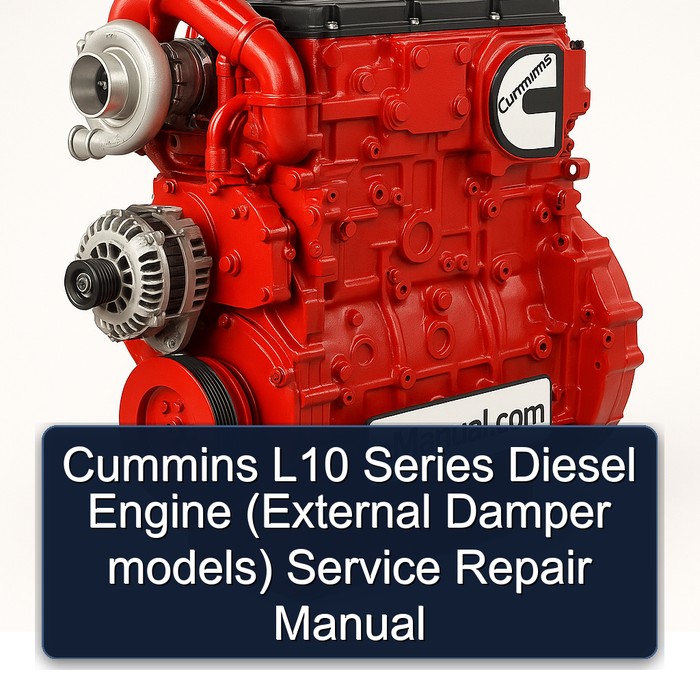Cummins M Series L10 Diesel Engine (external Damper Models) Service Repair Workshop Manual PDF