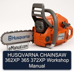 Husqvarna Chainsaw 362XP 365 372XP Service Repair Workshop Manual PDF