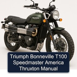 Triumph Bonneville T100 Speedmaster America Thruxton Service Repair Workshop Manual PDF