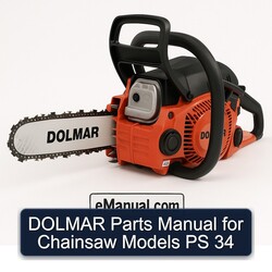 Dolmar Parts Chainsaw Models PS 34 Catalog PDF
