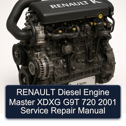 2001 Renault K Series Diesel Engine Master Xdxg G9T 720 Service Repair Workshop Manual PDF