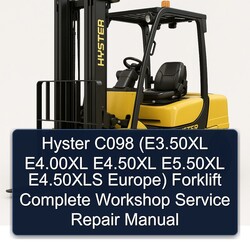 Hyster C098 (e3.50xl E4.00xl E4.50xl E5.50xl E4.50xls Europe) Forklift Service Repair Workshop Manual PDF