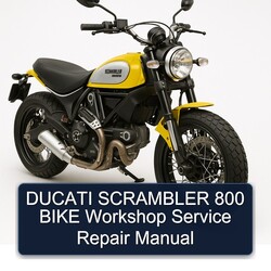 Ducati Scrambler 800 Bike Service Repair Workshop Manual PDF