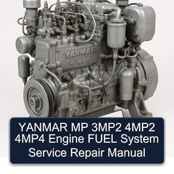 Yanmar 4 MP 3mp2 4mp2 4mp4 Engine Fuel System Service Repair Workshop Manual PDF