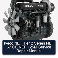 Iveco NEF Tier 2 Series 67 GE 125M Service Repair Workshop Manual PDF